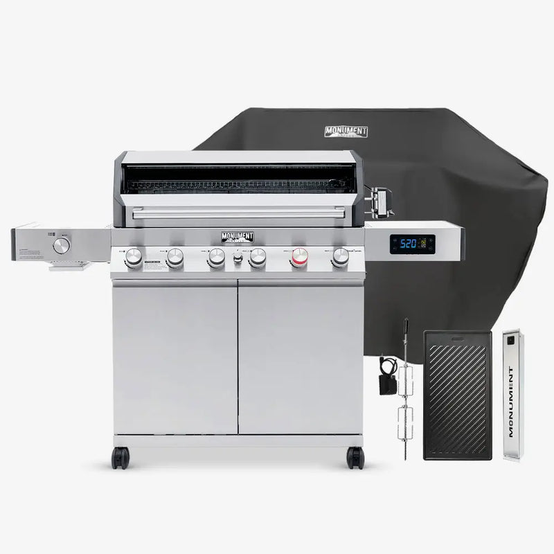 Denali 605Pro | Stainless Smart Propane Gas Grill Monument Grills