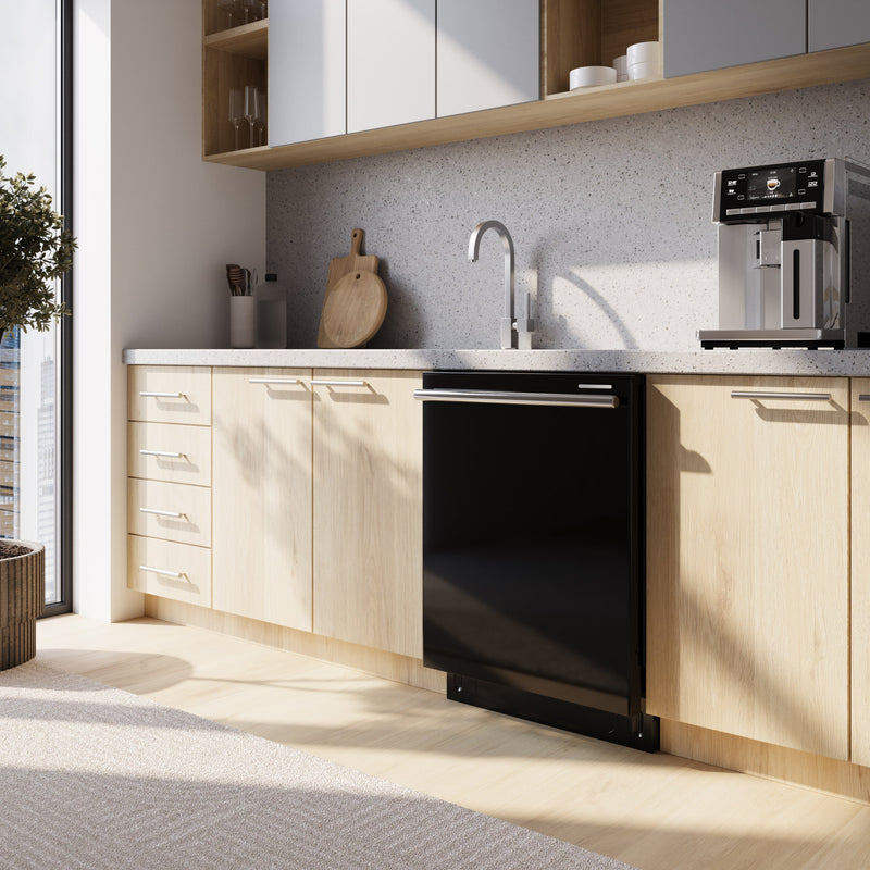 FORNO Stella 24" Built-in Dishwasher in Black, ENERGY Star, FDWBI8010-24BLK