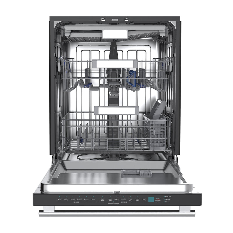 FORNO Stella 24" Built-in Dishwasher in Black, ENERGY Star, FDWBI8010-24BLK