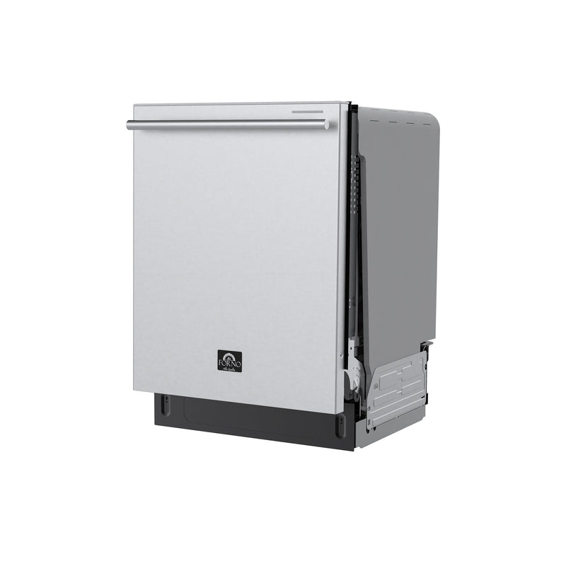 FORNO Stella 24" Built-in Stainless Steel Dishwasher, FDWBI8010-24S