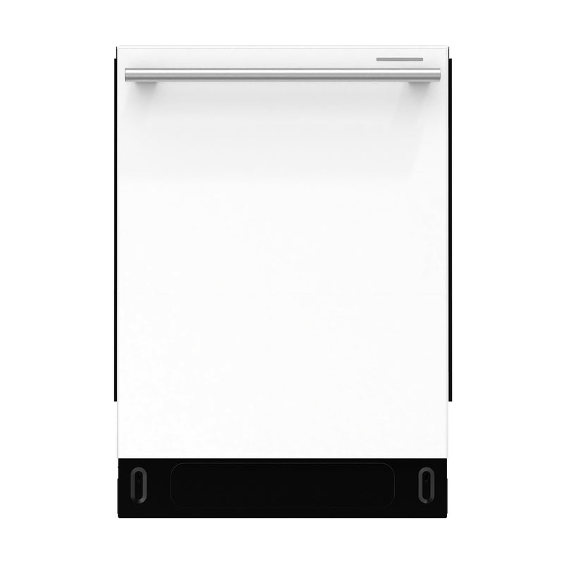 FORNO Stella 24" Built-in Dishwasher in White, ENERGY Star, with Stainless Steel Handles, FDWBI8010-24WHT