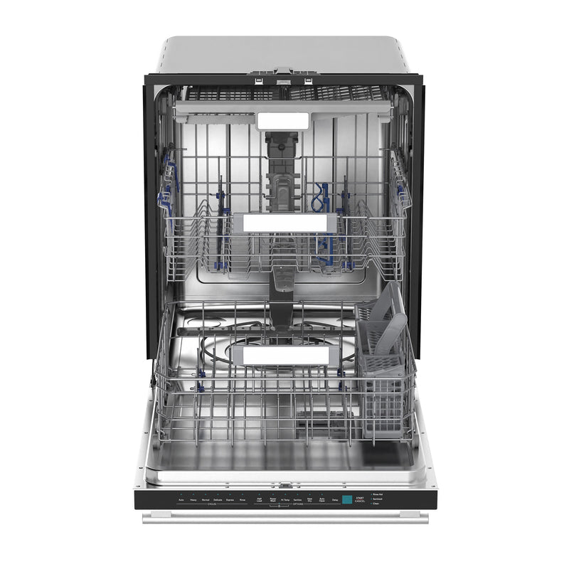 FORNO Stella 24" Built-in Dishwasher in White, ENERGY Star, with Stainless Steel Handles, FDWBI8010-24WHT