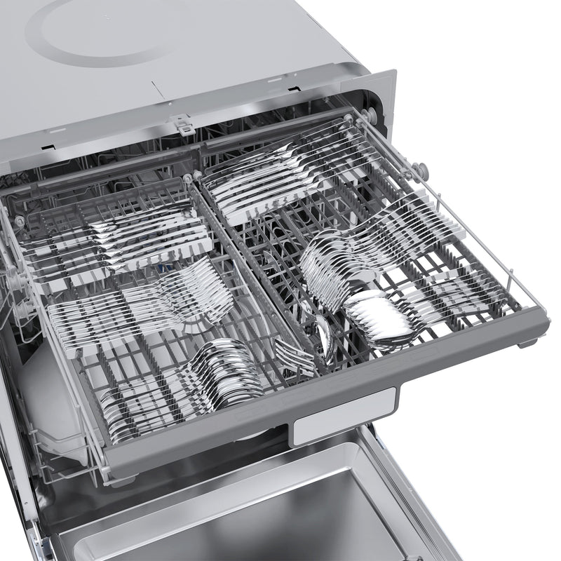 FORNO Rivestito 24" Built-In Panel-Ready Dishwasher, Ultra-Quiet 45 dB, Energy Star with Stainless Steel Interior, FDWBI8011-24