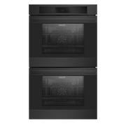 30" Double Wall Oven in Black Stainless Steel Induction Hardware