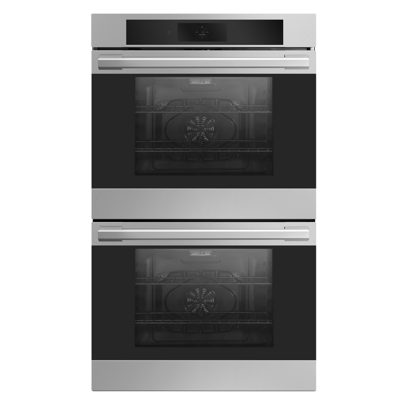 30" Double Wall Oven in Stainless Steel Induction Hardware