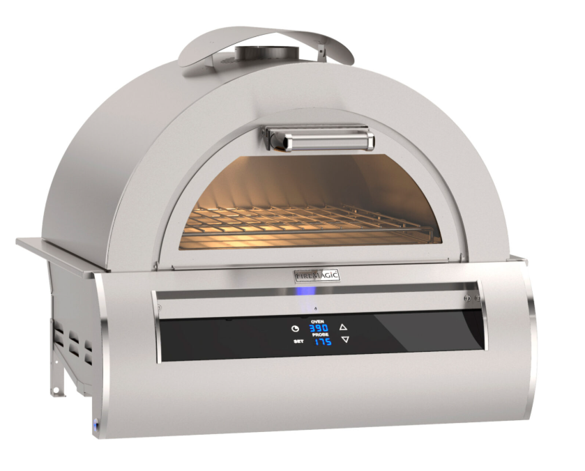 Fire Magic Echelon Black Glass Pizza Oven