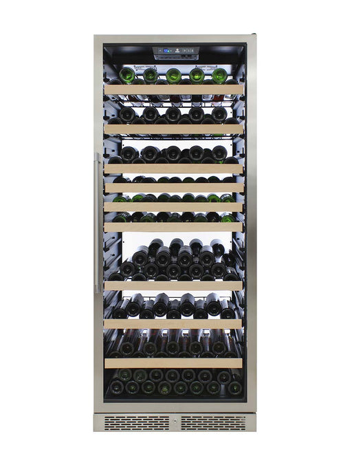 Vinotemp White Backlit Panel Single-Zone Wine Cooler, 173 Bottle Capacity Vinotemp