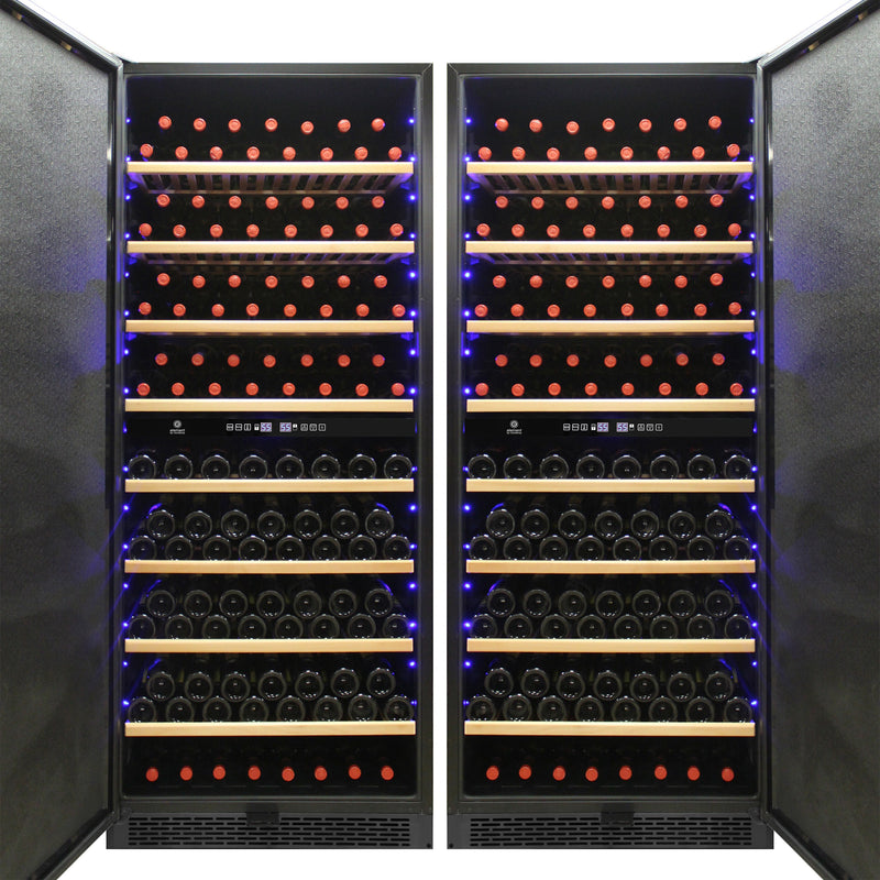 Vinotemp 300-Bottle Garage Wine Cooler with Dual Zone Cooling & Digital Control Panel Vinotemp