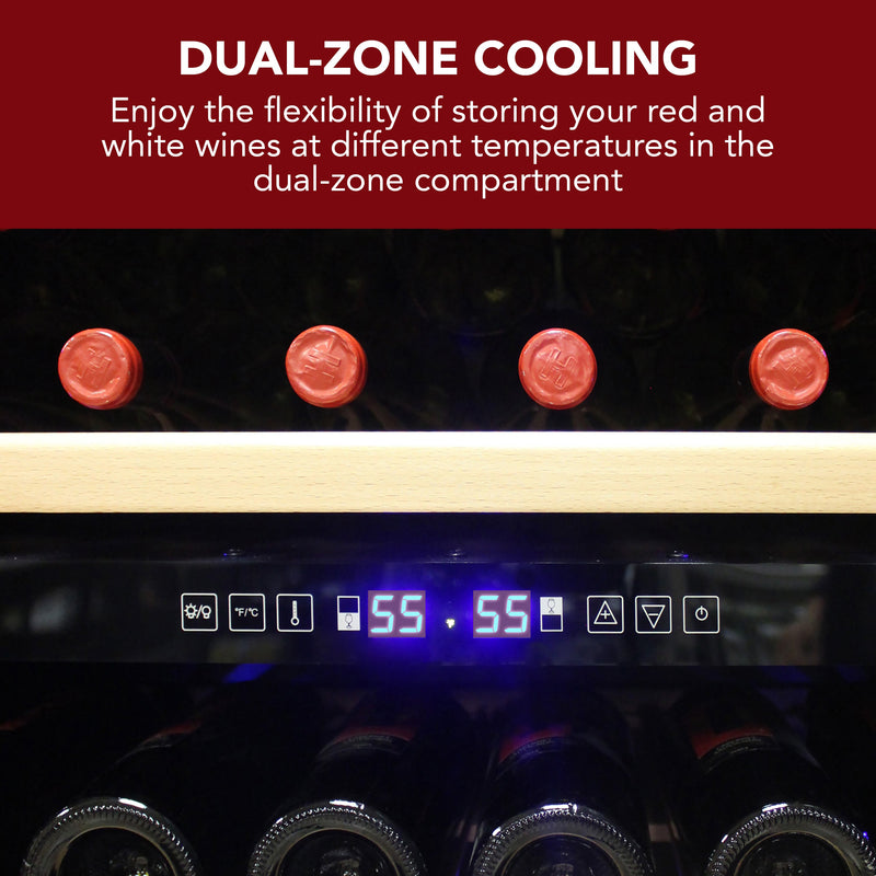 Vinotemp 300-Bottle Garage Wine Cooler with Dual Zone Cooling & Digital Control Panel Vinotemp