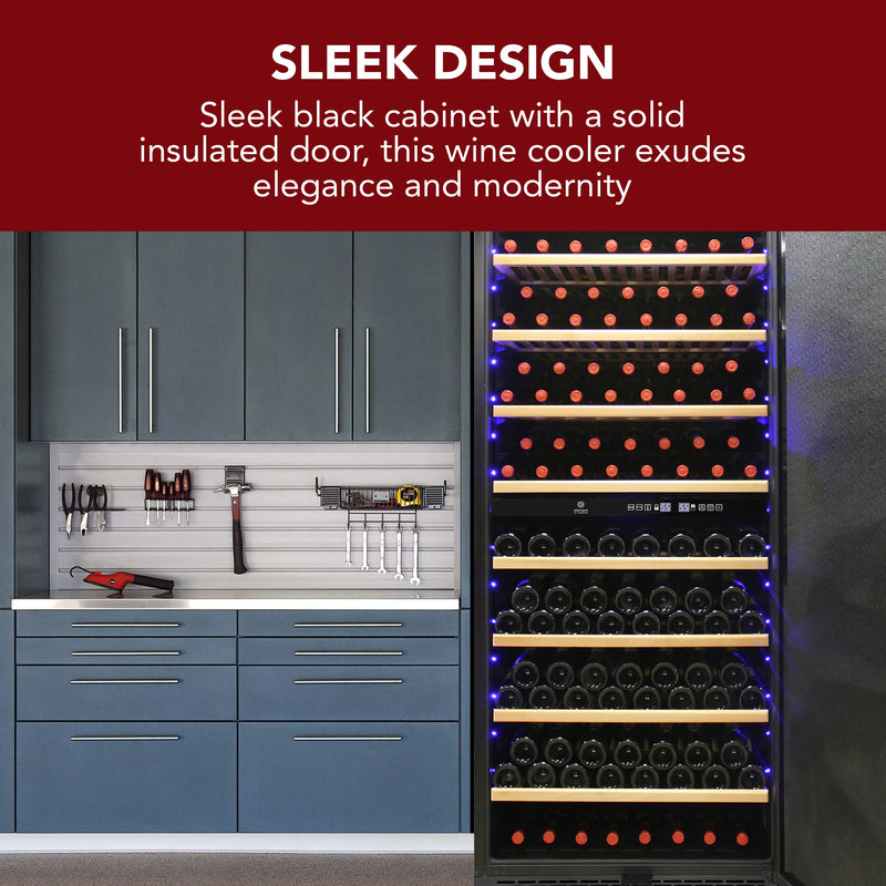 Vinotemp 300-Bottle Garage Wine Cooler with Dual Zone Cooling & Digital Control Panel Vinotemp