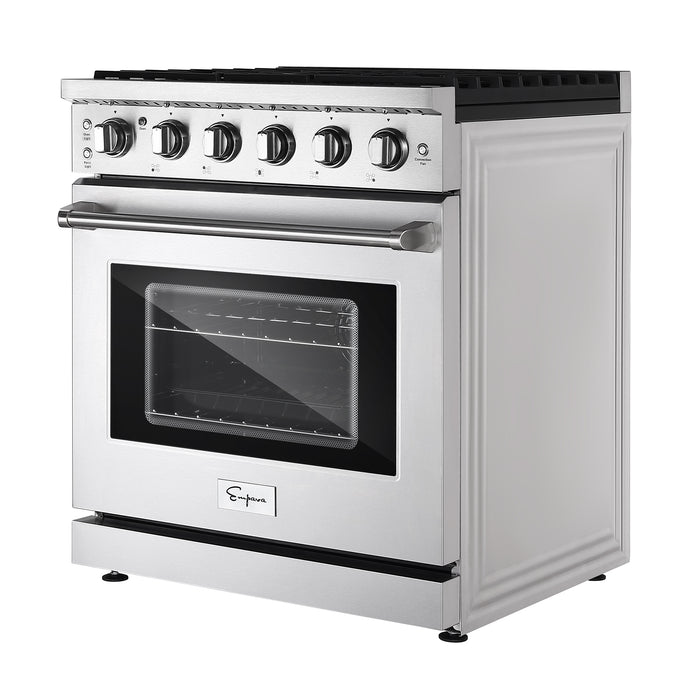 Empava 30GR10 30 In. Pro-Style Slide-in Single Oven Gas Range