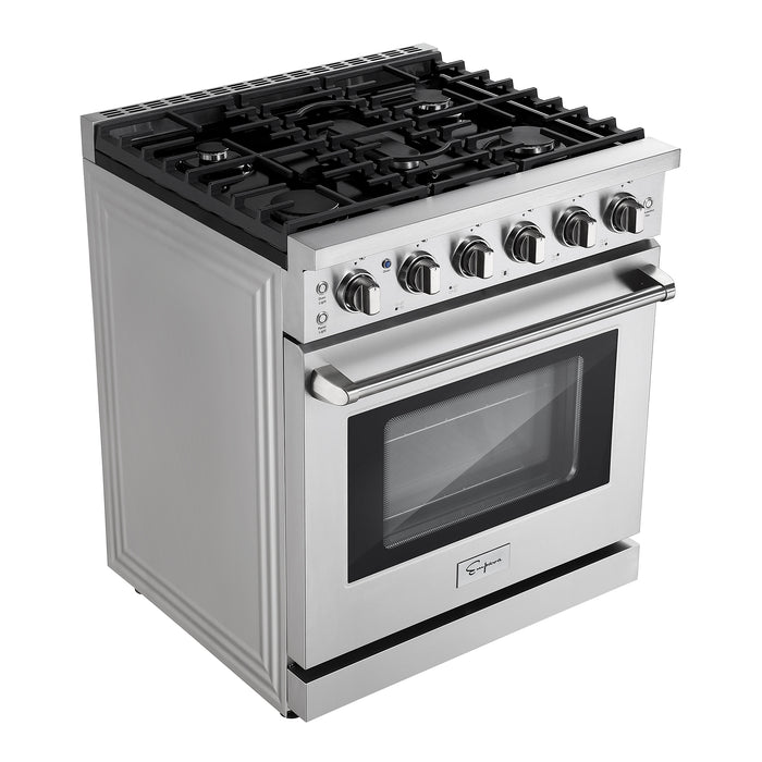 Empava 30GR10 30 In. Pro-Style Slide-in Single Oven Gas Range