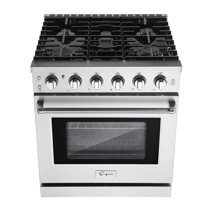 Empava 30GR10 30 In. Pro-Style Slide-in Single Oven Gas Range