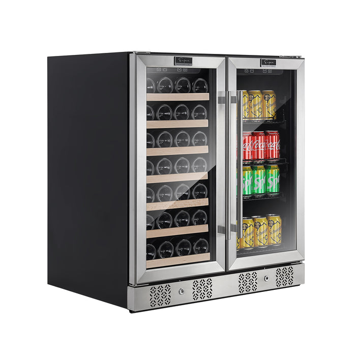 Empava  BR04D Dual Zone Wine Cooler & Beverage Fridge