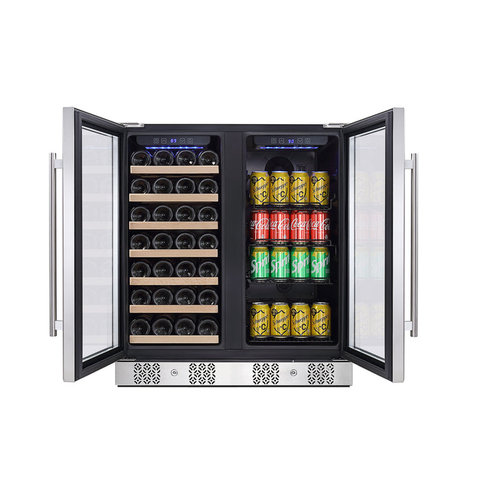 Empava  BR04D Dual Zone Wine Cooler & Beverage Fridge