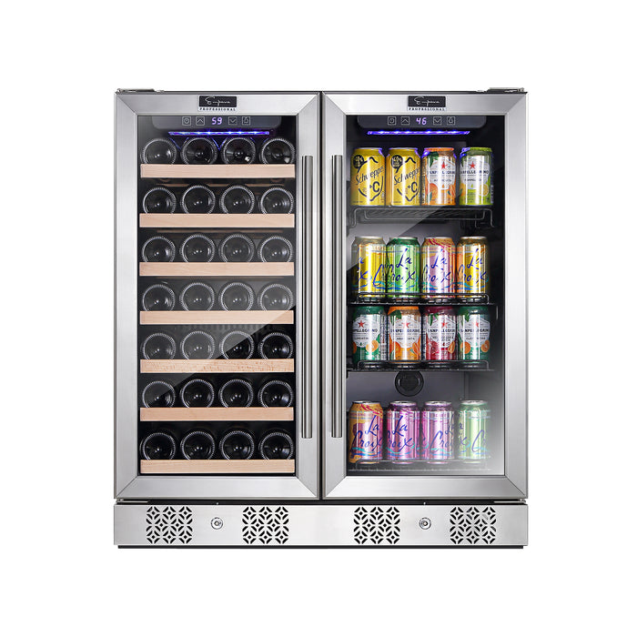 Empava  BR04D Dual Zone Wine Cooler & Beverage Fridge