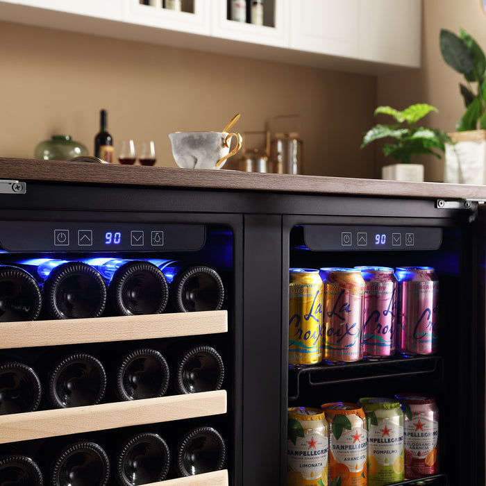 Empava  BR04D Dual Zone Wine Cooler & Beverage Fridge