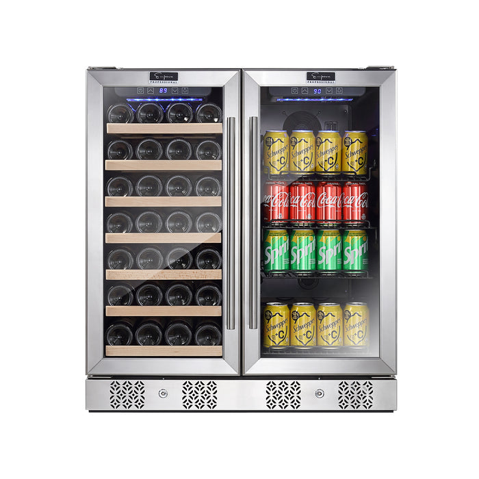 Empava  BR04D Dual Zone Wine Cooler & Beverage Fridge