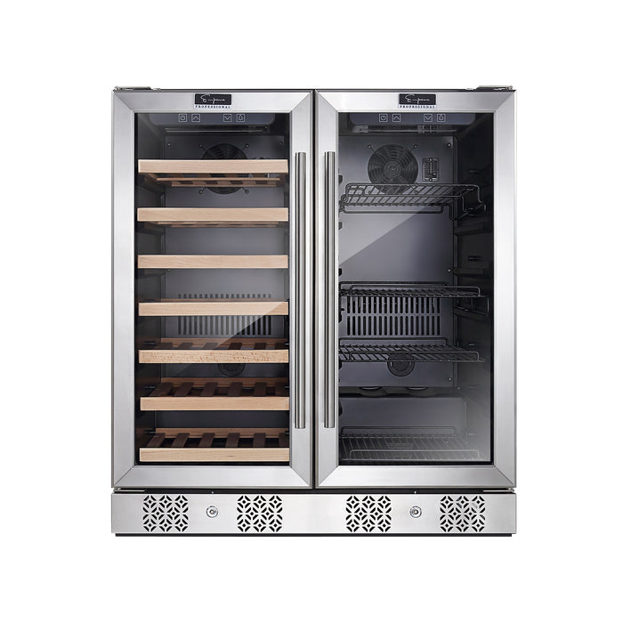 Empava  BR04D Dual Zone Wine Cooler & Beverage Fridge