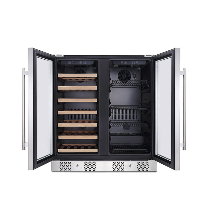 Empava  BR04D Dual Zone Wine Cooler & Beverage Fridge