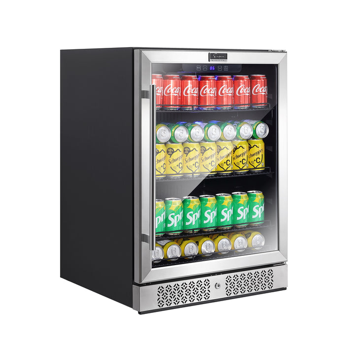 Empava BR02S 24 Inch Freestanding & Under Counter Beverage Fridge