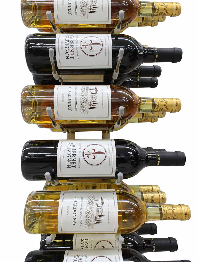 Vinotemp Epicureanist Metal Wine Rack, 27 Bottle Capacity Vinotemp