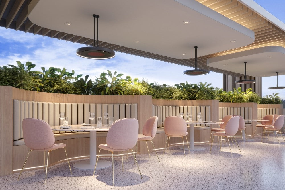 Bromic Heating - BH0920001-1 - Eclipse Smart-Heat - 2900 Watt Electric Heater and Light With Twin Pole