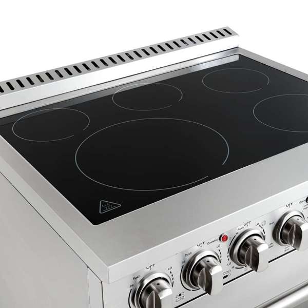 FORNO Paolo 30-Inch Freestanding Electric Range in Stainless Steel, FFSEL6011-30
