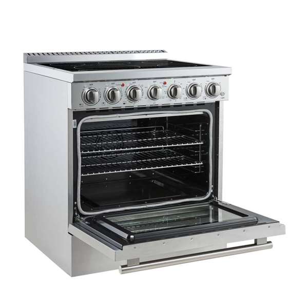 FORNO Paolo 30-Inch Freestanding Electric Range in Stainless Steel, FFSEL6011-30