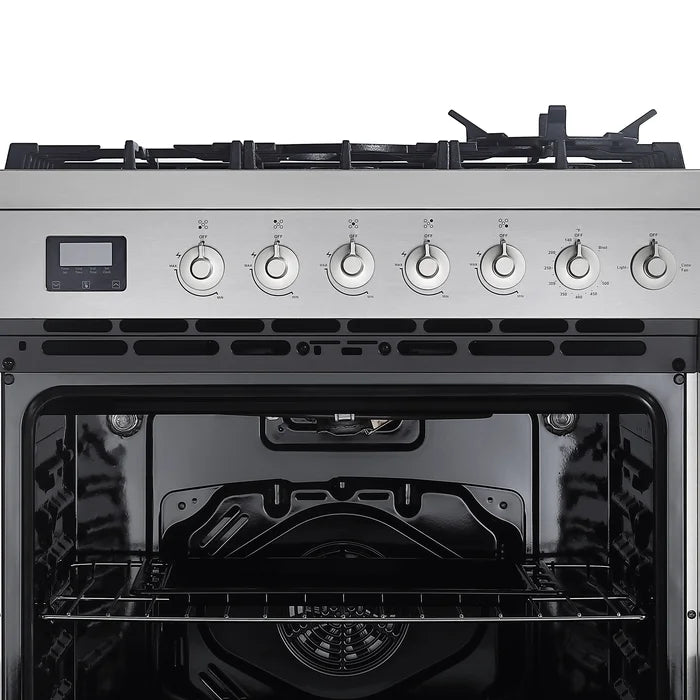 Empava EMPV-30GR06 30" Freestanding Gas Range - 5 cu.ft Single Oven with 5 Burners