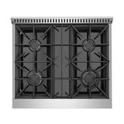 Empava 36-Inch Freestanding Gas Range with Triple Ring Burner and 4.3 Cu.Ft Convection Oven Empava