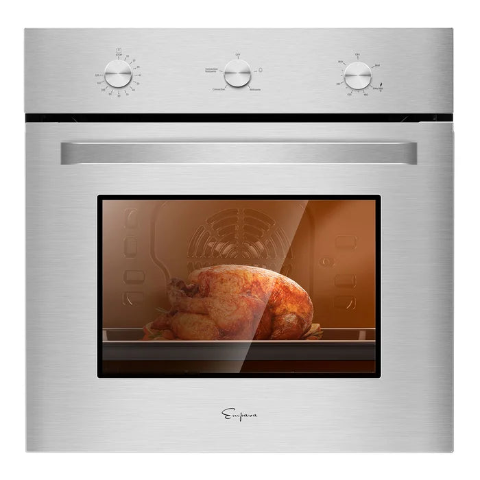 Empava EMPV-24WO08 24" Single Natural Gas Wall Oven - 2.3 cu.ft with Convection