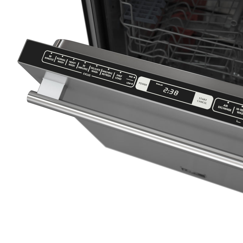 FORNO Romano 24" Built-In Tall Tub Dishwasher in Stainless Steel, FDWBI8035-24S