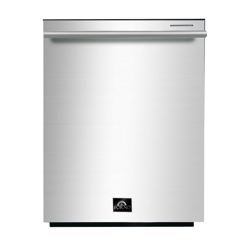 FORNO Appliance Package - 48 Inch Gas Range, 60 Inch Refrigerator, Microwave Drawer, Dishwasher, AP-FFSGS6244-48-7 FORNO