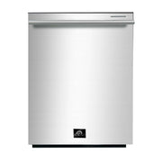 FORNO Premium 3-Piece Kitchen Bundle - Galiano 36" Dual Fuel Range, 36" Built-In Refrigerator, 24" Built-In Dishwasher, FBDL-004-02CAUS FORNO