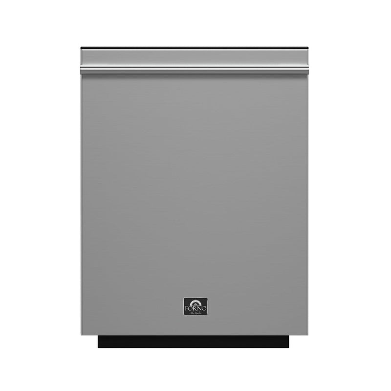 FORNO Pozzo 24" Built-In Tall Tub Dishwasher in Stainless Steel, FDWBI8067-24S
