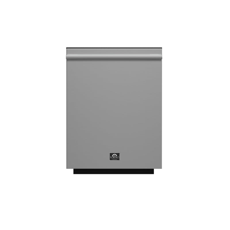 FORNO Pozzo 24" Built-In Tall Tub Dishwasher in Stainless Steel, FDWBI8067-24S