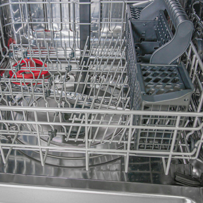 FORNO Pozzo 24" Built-In Tall Tub Dishwasher in Stainless Steel, FDWBI8067-24S