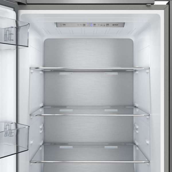 FORNO Maderno 32" 13.6 cu.ft. Left Swing Convertible Refrigerator and Freezer with Modern Trim Kit in Stainless Steel- FFFFD1722-32LSG FORNO