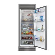 FORNO Maderno 32" 13.6 cu.ft. Right Swing Convertible Refrigerator and Freezer with Modern Trim Kit in Stainless Steel- FFFFD1722-32RSG FORNO