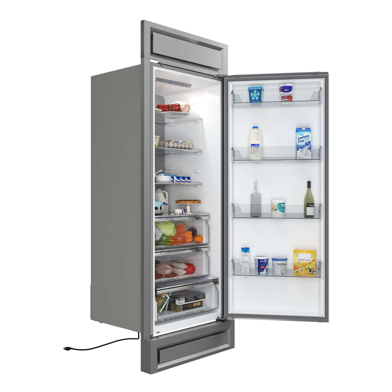 FORNO Maderno 28" Built-In Convertible Refrigerator, 13.6 cu.ft. Right Swing with Decorative Grill - 32" Wide, FFFFD1722-32RS FORNO