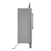 FORNO Maderno 32" 13.6 cu.ft. Right Swing Convertible Refrigerator and Freezer with Modern Trim Kit in Stainless Steel- FFFFD1722-32RSG FORNO