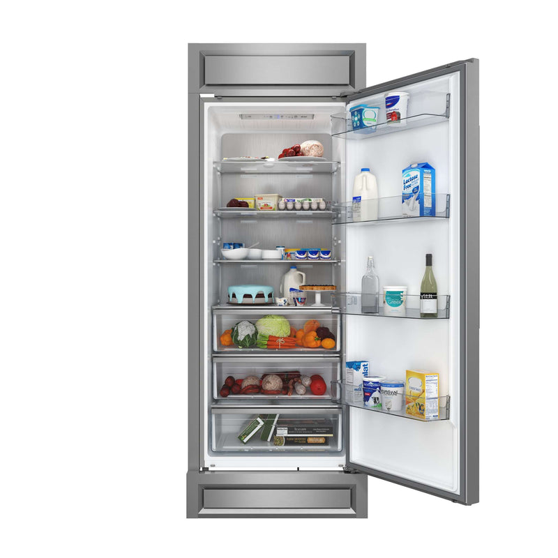 FORNO Maderno 28" Built-In Convertible Refrigerator, 13.6 cu.ft. Right Swing with Decorative Grill - 32" Wide, FFFFD1722-32RS FORNO