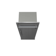 FORNO Maderno 28" Built-In Convertible Refrigerator, 13.6 cu.ft. Right Swing with Decorative Grill - 32" Wide, FFFFD1722-32RS FORNO