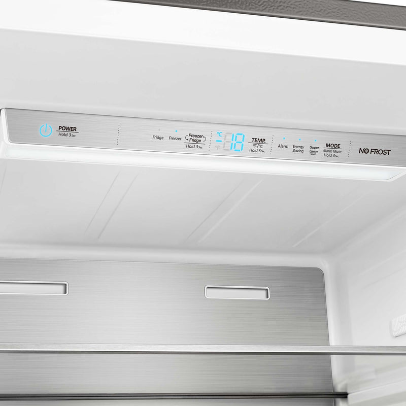 FORNO Maderno 60" 2-28 " Wide Units with Decorative Trim - 84" High Convertible Refrigerator/Freezer, 27.2 cu.ft, FFFFD1722-60S FORNO