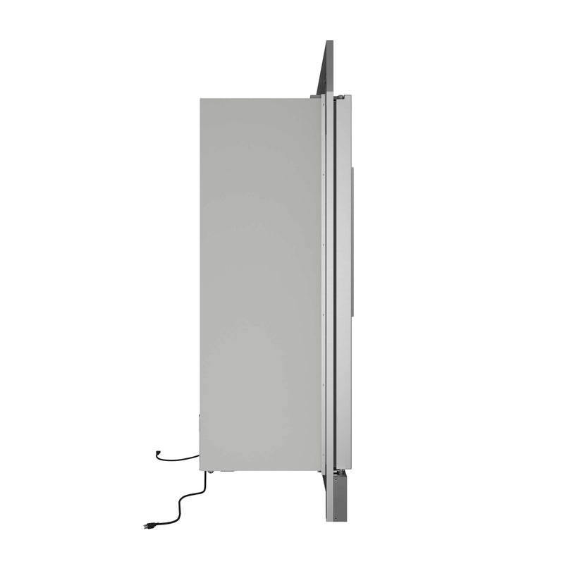 FORNO Maderno 60" 2-28 " Wide Units with Decorative Trim - 84" High Convertible Refrigerator/Freezer, 27.2 cu.ft, FFFFD1722-60S FORNO