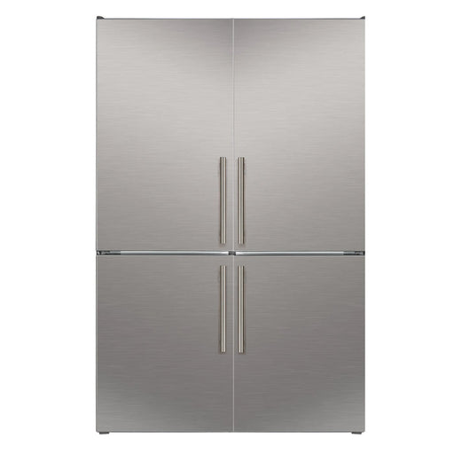 FORNO Custodia 46.8" 20.6 cu. ft. Refrigerator with Bottom Freezer and Ice Maker in Stainless Steel-  FFFFD1766-48S FORNO