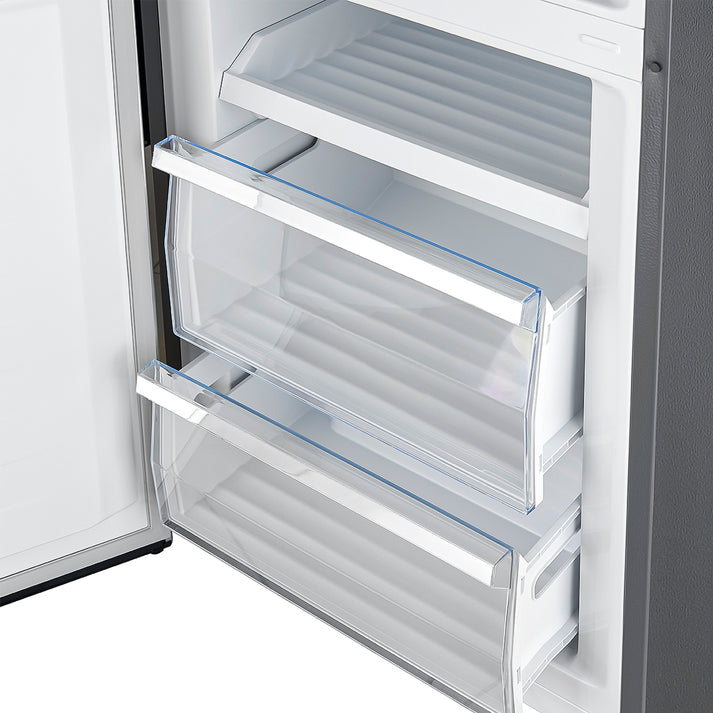 FORNO Guardia 46.8" 21.6 cu. ft. Side-By-Side Refrigerator with Bottom Freezer in Stainless Steel- FFFFD1778-48 FORNO