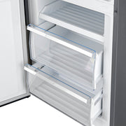 FORNO Guardia 46.8" 21.6 cu. ft. Side-By-Side Refrigerator with Bottom Freezer in Stainless Steel- FFFFD1778-48 FORNO