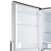 FORNO Guardia 46.8" 21.6 cu. ft. Side-By-Side Refrigerator with Bottom Freezer in Stainless Steel- FFFFD1778-48 FORNO